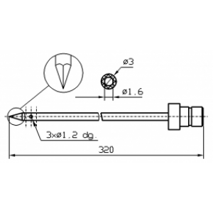 Gunther L320 3mm Injector Needles